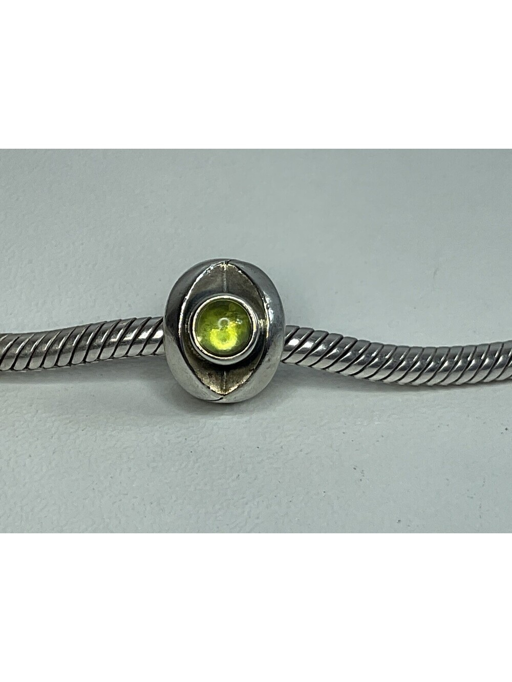 Pandora Peridot Eye Charm Retired